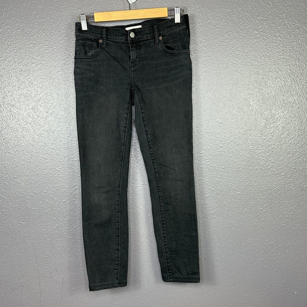 Hatch Maternity Jeans Size 26 Charcoal Black Skinny Ankle Stretch